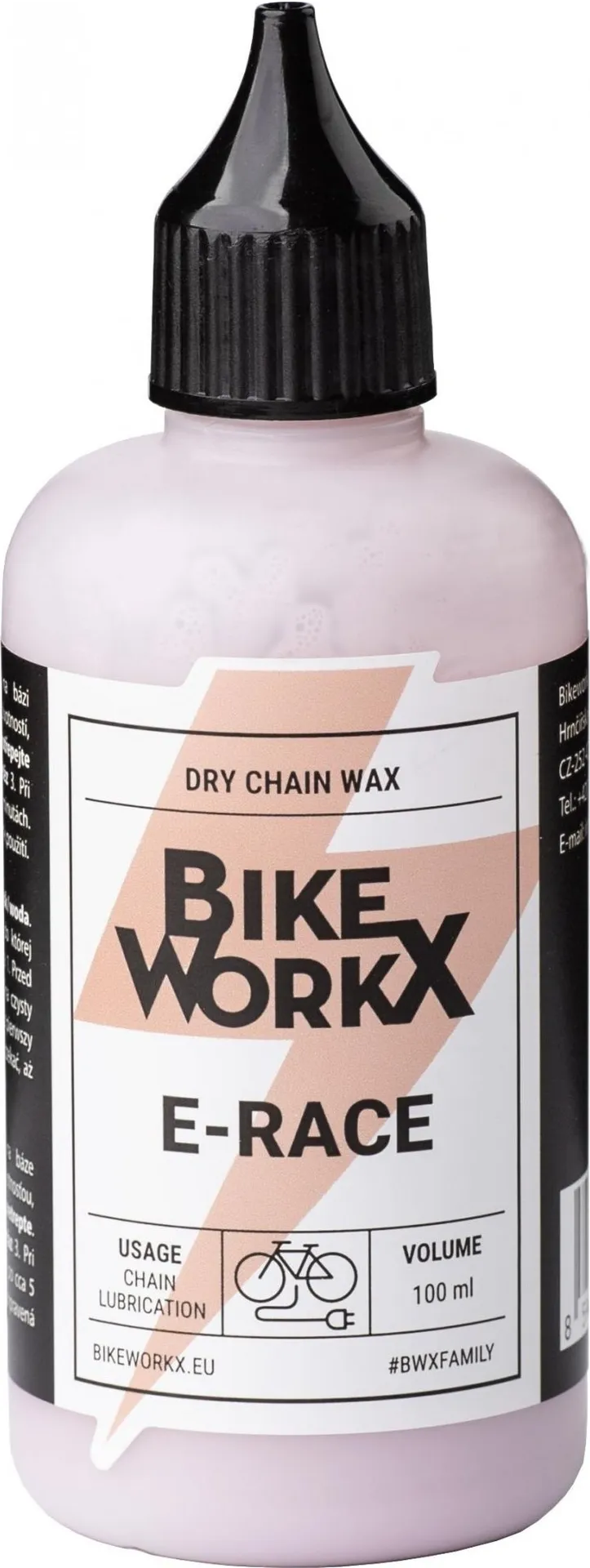 Šport a outdoor | Cyklistika | Čistiace a mazacie prostriedky | Mazivá a oleje - BikeWorkx E-race 100 ml Šport a outdoor | Cyklistika | Čistiace a mazacie prostriedky | Mazivá a oleje - BikeWorkx E-race 100 ml