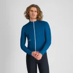 SPORTFUL Cyklistický dres s dlhým rukávom zimný - CLASSIC THERMAL - modrá SPORTFUL Cyklistický dres s dlhým rukávom zimný - CLASSIC THERMAL - modrá