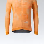 GOBIK Cyklistický dres s dlhým rukávom zimný - HYDER - oranžová GOBIK Cyklistický dres s dlhým rukávom zimný - HYDER - oranžová