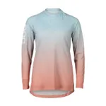 POC Cyklistický dres s dlhým rukávom letný - ESSENTIAL MTB LITE - červená/svetlo modrá POC Cyklistický dres s dlhým rukávom letný - ESSENTIAL MTB LITE - červená/svetlo modrá