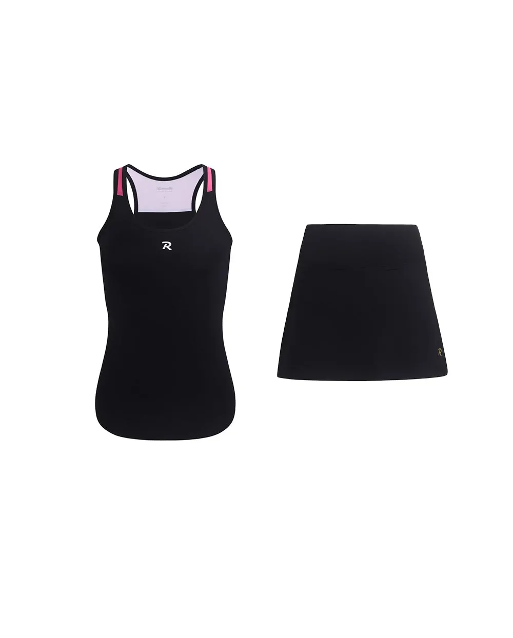 RIVANELLE krátky dres a sukňa - SPARK - ružová/čierna RIVANELLE krátky dres a sukňa - SPARK - ružová/čierna