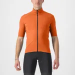 CASTELLI Cyklistický dres s krátkym rukávom - PERFETTO RoS 2 WIND - oranžová CASTELLI Cyklistický dres s krátkym rukávom - PERFETTO RoS 2 WIND - oranžová