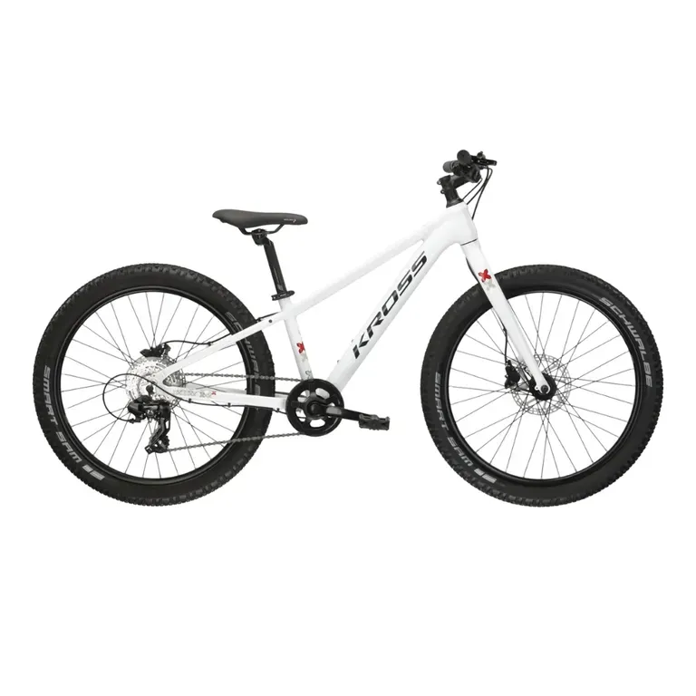 Kross LEVEL JR 2.0 biela / čierna / lesk - S (12", 130-150 cm) Kross LEVEL JR 2.0 biela / čierna / lesk - S (12", 130-150 cm)