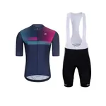 HOLOKOLO Cyklistický krátky dres a krátke nohavice - SPECTRO - čierna/modrá HOLOKOLO Cyklistický krátky dres a krátke nohavice - SPECTRO - čierna/modrá