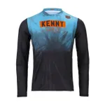 KENNY Cyklistický dres s dlhým rukávom letný - CHARGER - svetlo modrá/modrá KENNY Cyklistický dres s dlhým rukávom letný - CHARGER - svetlo modrá/modrá