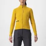 CASTELLI Cyklistický dres s dlhým rukávom zimný - UNLIMITED TRAIL W - žltá CASTELLI Cyklistický dres s dlhým rukávom zimný - UNLIMITED TRAIL W - žltá