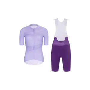 RIVANELLE Cyklistický krátky dres a krátke nohavice - GLAMOR - fialová RIVANELLE Cyklistický krátky dres a krátke nohavice - GLAMOR - fialová