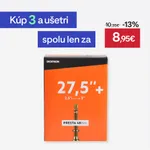Športy > Cyklistika > Plášte a duše na bicykle > Cyklistické duše a ventily - Duša 27,5 × 2,50/3,00 ventil Presta 48 mm Športy > Cyklistika > Plášte a duše na bicykle > Cyklistické duše a ventily - Duša 27,5 × 2,50/3,00 ventil Presta 48 mm