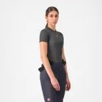 CASTELLI Cyklistické tričko s krátkym rukávom - MEDIO BASE LAYER W - šedá CASTELLI Cyklistické tričko s krátkym rukávom - MEDIO BASE LAYER W - šedá
