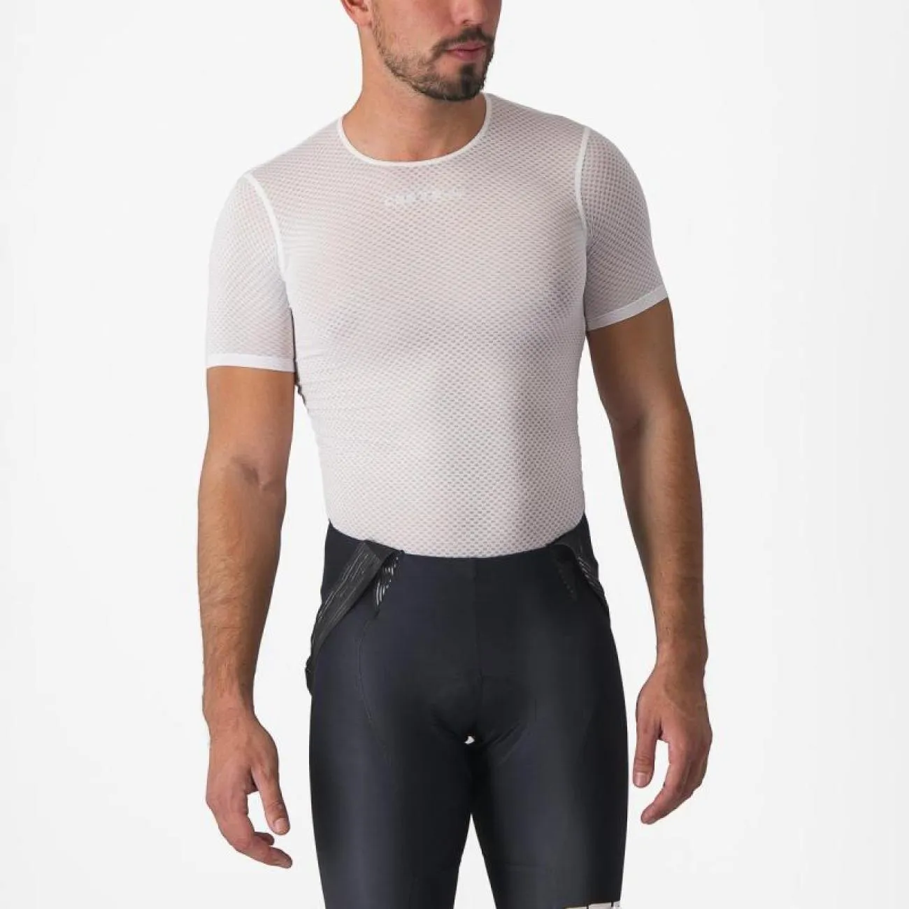 CASTELLI Cyklistické tričko s krátkym rukávom - PRO MESH 2.0 - biela CASTELLI Cyklistické tričko s krátkym rukávom - PRO MESH 2.0 - biela