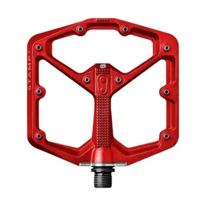 CRANKBROTHERS pedále - STAMP 7 LARGE - červená CRANKBROTHERS pedále - STAMP 7 LARGE - červená