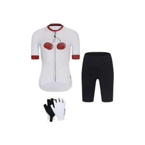 RIVANELLE Cyklistický mega set - FRUIT LADY - čierna/biela/červená RIVANELLE Cyklistický mega set - FRUIT LADY - čierna/biela/červená