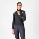 CASTELLI Cyklistická zateplená bunda - PERFETTO ROS 3 W - čierna CASTELLI Cyklistická zateplená bunda - PERFETTO ROS 3 W - čierna