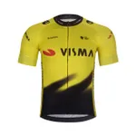 BONAVELO Cyklistický dres s krátkym rukávom - VISMA 2026 - žltá/čierna BONAVELO Cyklistický dres s krátkym rukávom - VISMA 2026 - žltá/čierna