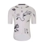 HOLOKOLO Cyklistický dres s krátkym rukávom - TATTOO ELITE - čierna/ivory HOLOKOLO Cyklistický dres s krátkym rukávom - TATTOO ELITE - čierna/ivory