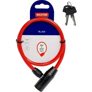 Šport a outdoor | Cyklistika | Cyklodoplnky | Zámky - Richter Czech RL.414.8x650.CRV Šport a outdoor | Cyklistika | Cyklodoplnky | Zámky - Richter Czech RL.414.8x650.CRV