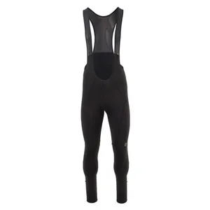 AGU Cyklistické nohavice dlhé s trakmi - ESSENTIAL II WNDPR - čierna AGU Cyklistické nohavice dlhé s trakmi - ESSENTIAL II WNDPR - čierna