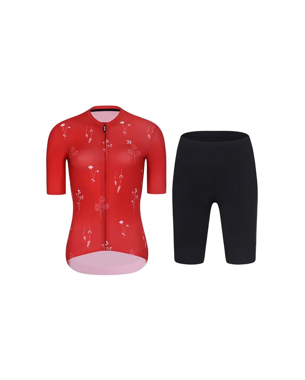 RIVANELLE Cyklistický krátky dres a krátke nohavice - METTLE LADY - červená/čierna RIVANELLE Cyklistický krátky dres a krátke nohavice - METTLE LADY - červená/čierna