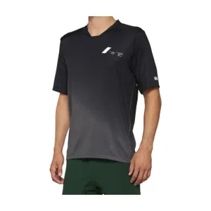 100% SPEEDLAB Cyklistický dres s krátkym rukávom - CELIUM - čierna/šedá 100% SPEEDLAB Cyklistický dres s krátkym rukávom - CELIUM - čierna/šedá