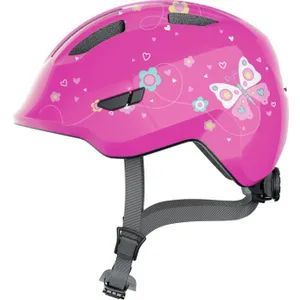 Šport a outdoor | Cyklistika | Prilby - ABUS Smiley 3.0 pink butterfly M Šport a outdoor | Cyklistika | Prilby - ABUS Smiley 3.0 pink butterfly M