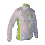 HAVEN Cyklistická vetruodolná bunda - ULTRALIGHT - biela/zelená HAVEN Cyklistická vetruodolná bunda - ULTRALIGHT - biela/zelená