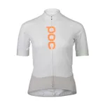 POC Cyklistický dres s krátkym rukávom - ESSENTIAL ROAD LADY - biela/šedá POC Cyklistický dres s krátkym rukávom - ESSENTIAL ROAD LADY - biela/šedá