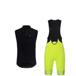 RIVANELLE Cyklistický krátky dres a krátke nohavice - PURE - žltá/čierna RIVANELLE Cyklistický krátky dres a krátke nohavice - PURE - žltá/čierna