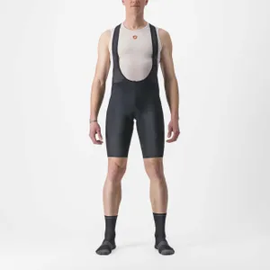 CASTELLI Cyklistické nohavice krátke s trakmi - ENTRATA 2 - čierna CASTELLI Cyklistické nohavice krátke s trakmi - ENTRATA 2 - čierna