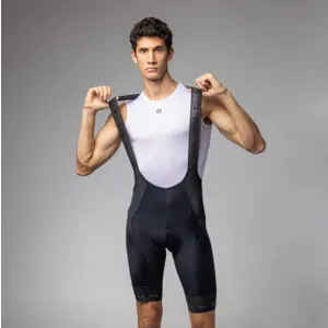 ALÉ Cyklistické nohavice krátke s trakmi - STRADA 2.0 PR-E - čierna ALÉ Cyklistické nohavice krátke s trakmi - STRADA 2.0 PR-E - čierna