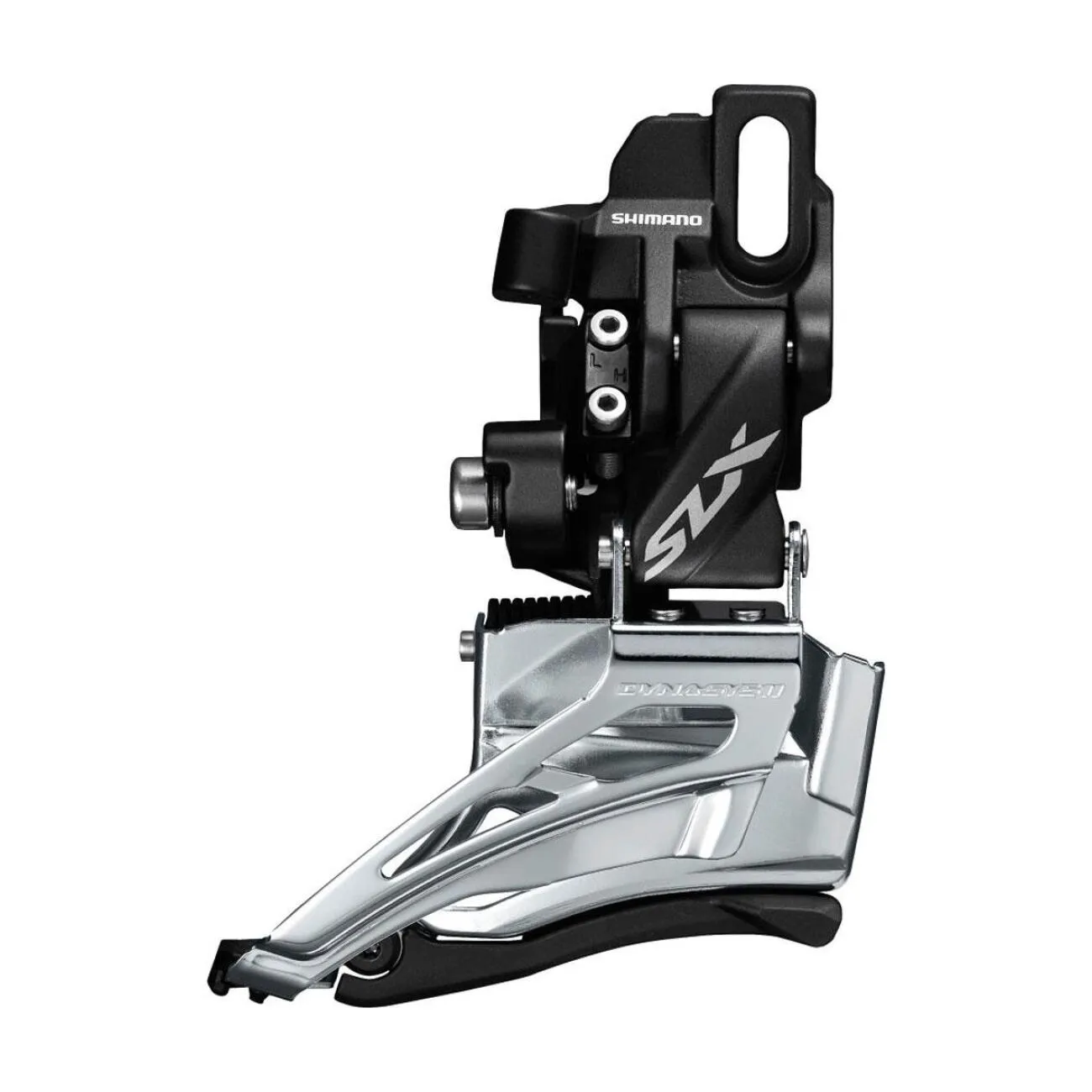 SHIMANO prešmyk - SLX FD-M7025 DOWN SWING - strieborná/čierna SHIMANO prešmyk - SLX FD-M7025 DOWN SWING - strieborná/čierna