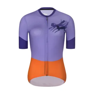 RIVANELLE Cyklistický dres s krátkym rukávom - STALLION - modrá/hnedá RIVANELLE Cyklistický dres s krátkym rukávom - STALLION - modrá/hnedá