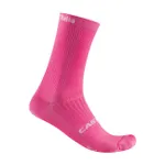 CASTELLI Cyklistické ponožky klasické - GIRO LOGO 18 - ružová CASTELLI Cyklistické ponožky klasické - GIRO LOGO 18 - ružová