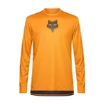 FOX Cyklistický dres s dlhým rukávom letný - RANGER LS HEAD - hnedá FOX Cyklistický dres s dlhým rukávom letný - RANGER LS HEAD - hnedá