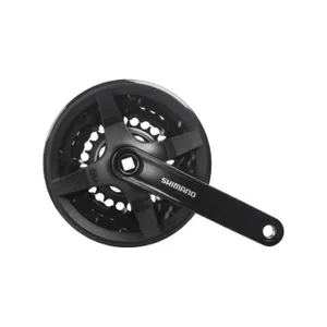 SHIMANO kľuky s prevodníkom - TOURNEY TY301 150mm 42/34/24 - čierna SHIMANO kľuky s prevodníkom - TOURNEY TY301 150mm 42/34/24 - čierna