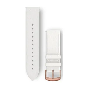 GARMIN remienok - QUICK RELEASE 20 MM 18K ROSE GOLD PVD - biela GARMIN remienok - QUICK RELEASE 20 MM 18K ROSE GOLD PVD - biela