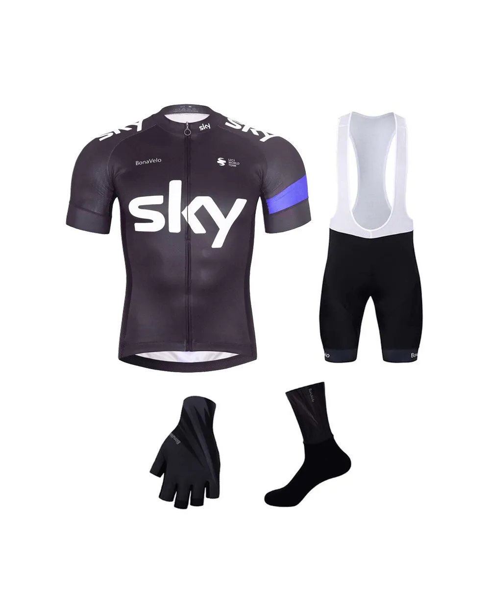 BONAVELO Cyklistický mega set - SKY - biela/čierna BONAVELO Cyklistický mega set - SKY - biela/čierna