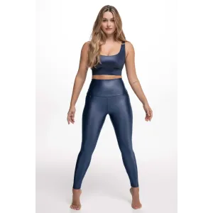 ATHLEEYA legíny - ESSENTIAL SHINE - modrá ATHLEEYA legíny - ESSENTIAL SHINE - modrá