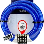 Šport a outdoor | Cyklistika | Cyklodoplnky | Zámky - Richter Czech RL.3771.8x1200.MOD oceľový lankový zámok, 8× 120 cm Šport a outdoor | Cyklistika | Cyklodoplnky | Zámky - Richter Czech RL.3771.8x1200.MOD oceľový lankový zámok, 8× 120 cm