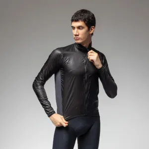 ALÉ vodeodolná bunda - GUSCIO LIGHT PACK 2.0 - čierna ALÉ vodeodolná bunda - GUSCIO LIGHT PACK 2.0 - čierna
