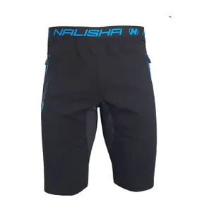 HAVEN Cyklistické nohavice krátke bez trakov - NALISHA SLIMFIT - čierna/modrá HAVEN Cyklistické nohavice krátke bez trakov - NALISHA SLIMFIT - čierna/modrá