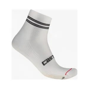 CASTELLI Cyklistické ponožky členkové - ANIMA 7 - biela CASTELLI Cyklistické ponožky členkové - ANIMA 7 - biela