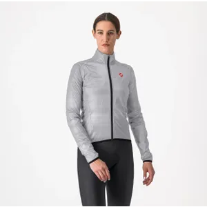 CASTELLI vodeodolná bunda - SQUALL SHELL W - strieborná CASTELLI vodeodolná bunda - SQUALL SHELL W - strieborná