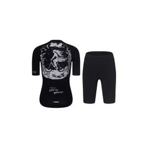 RIVANELLE Cyklistický krátky dres a krátke nohavice - MOONLIGHT - biela/čierna RIVANELLE Cyklistický krátky dres a krátke nohavice - MOONLIGHT - biela/čierna