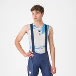 CASTELLI Cyklistické tielko - PRO MESH QUICK STEP 2025 - biela/modrá CASTELLI Cyklistické tielko - PRO MESH QUICK STEP 2025 - biela/modrá
