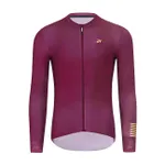 HOLOKOLO Cyklistický dres s dlhým rukávom letný - VICTORIOUS GOLD ELITE - bordová HOLOKOLO Cyklistický dres s dlhým rukávom letný - VICTORIOUS GOLD ELITE - bordová