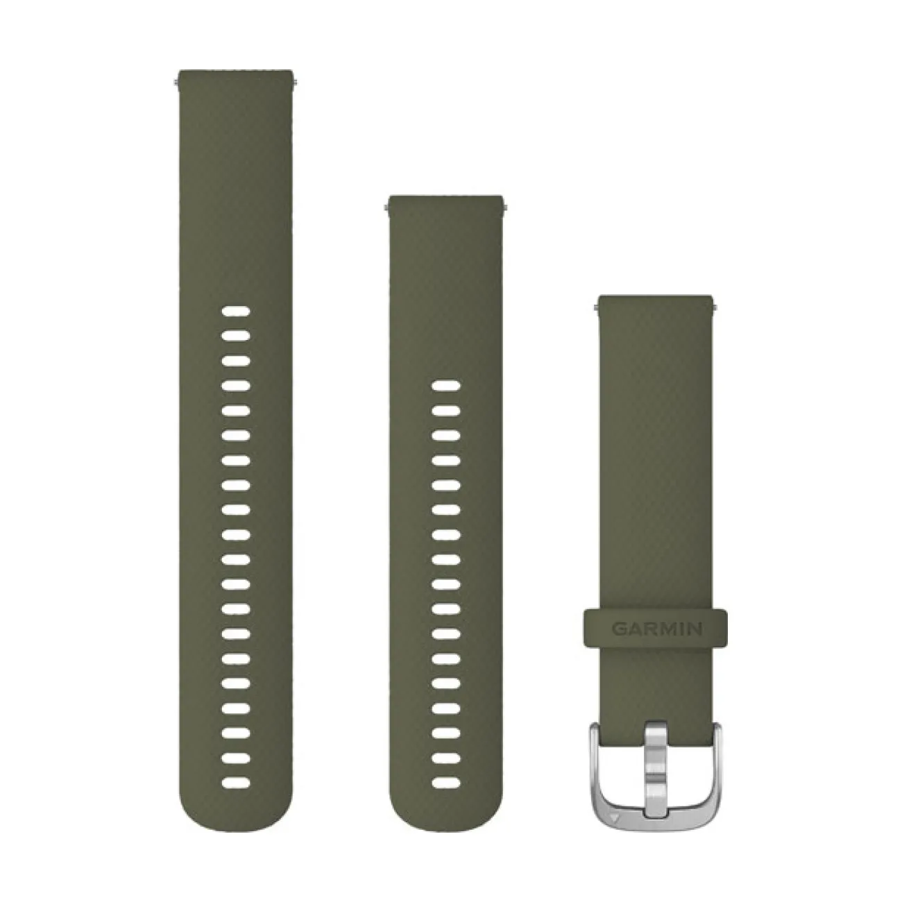GARMIN remienok - QUICK RELEASE 20 MM - zelená/strieborná GARMIN remienok - QUICK RELEASE 20 MM - zelená/strieborná