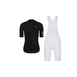 RIVANELLE Cyklistický krátky dres a krátke nohavice - VICTORIOUS GOLD LADY - čierna/zlatá RIVANELLE Cyklistický krátky dres a krátke nohavice - VICTORIOUS GOLD LADY - čierna/zlatá