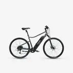 Trekingový bicykel - Elektrický trekingový bicykel 500 E sivý Trekingový bicykel - Elektrický trekingový bicykel 500 E sivý