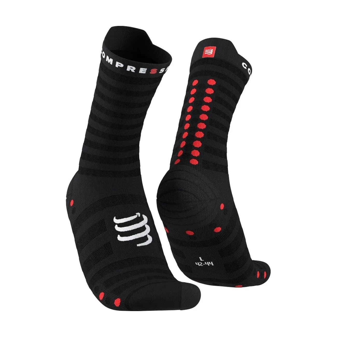 COMPRESSPORT Cyklistické ponožky klasické - PRO RACING SOCKS V4.0 ULTRALIGHT RUN - čierna COMPRESSPORT Cyklistické ponožky klasické - PRO RACING SOCKS V4.0 ULTRALIGHT RUN - čierna