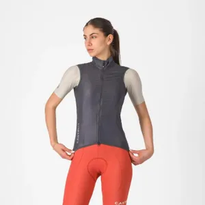 CASTELLI Cyklistická vesta - ARIA 2 W - šedá CASTELLI Cyklistická vesta - ARIA 2 W - šedá